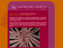 Tablet Screenshot of kuschelpartie.de